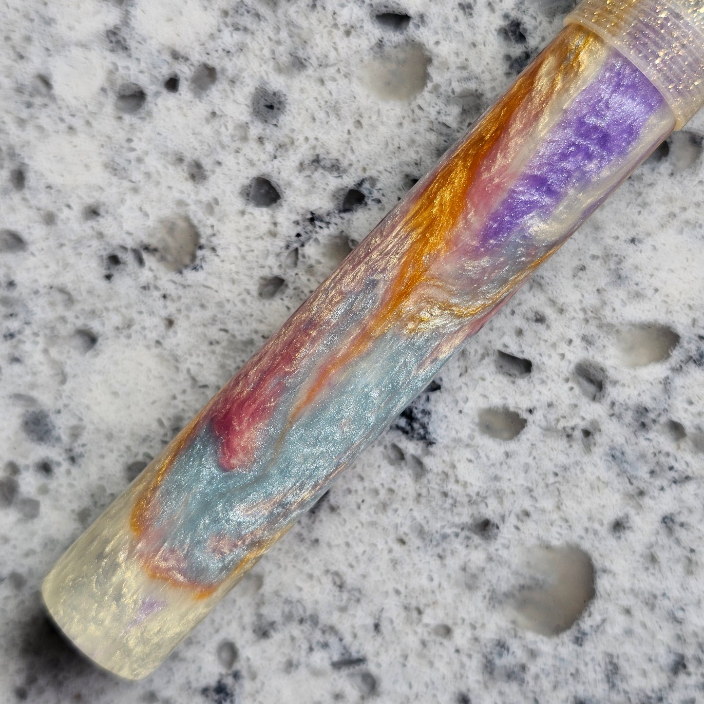 Golden Ballerina Floral Fountain Pen