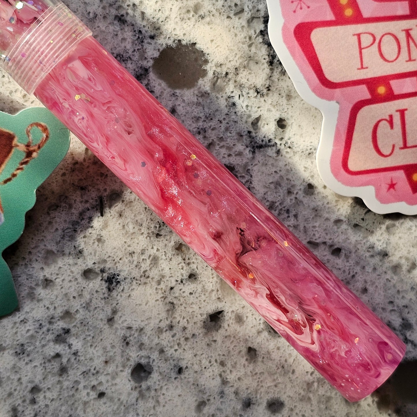 PPC - Mama, I'm Just Havin' Fun Floral Finial