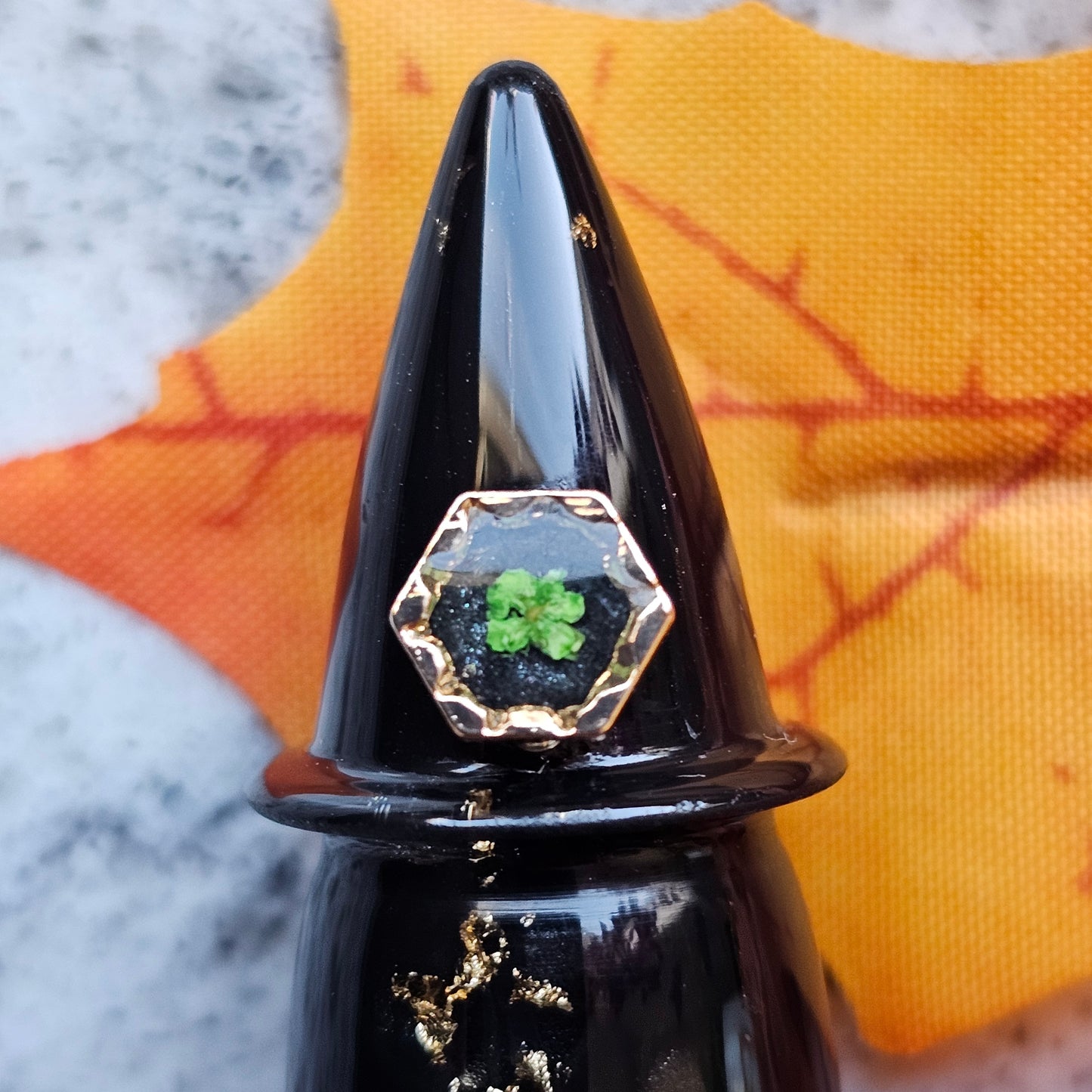 Enchanted Witch Hat Finial - MEDIUM NIB