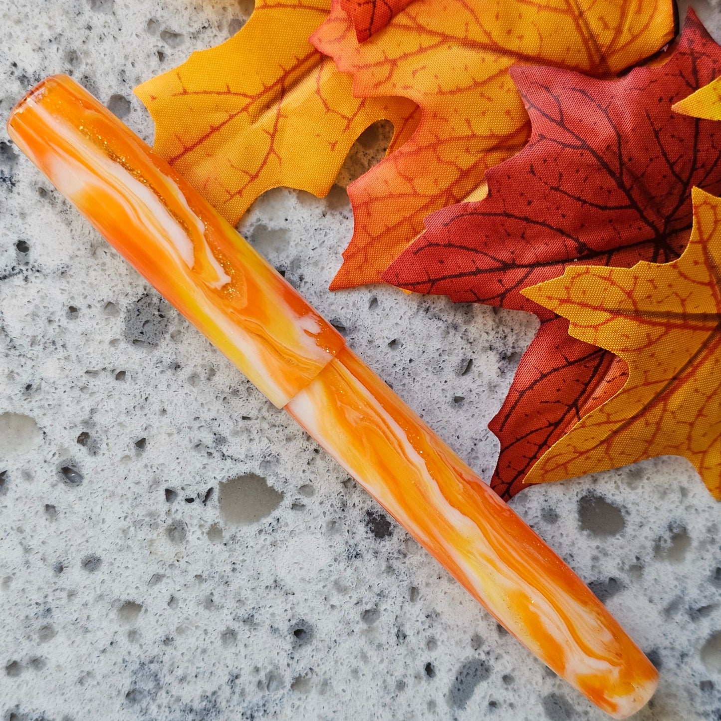 Gilded Jack o Lantern Fountain Pen