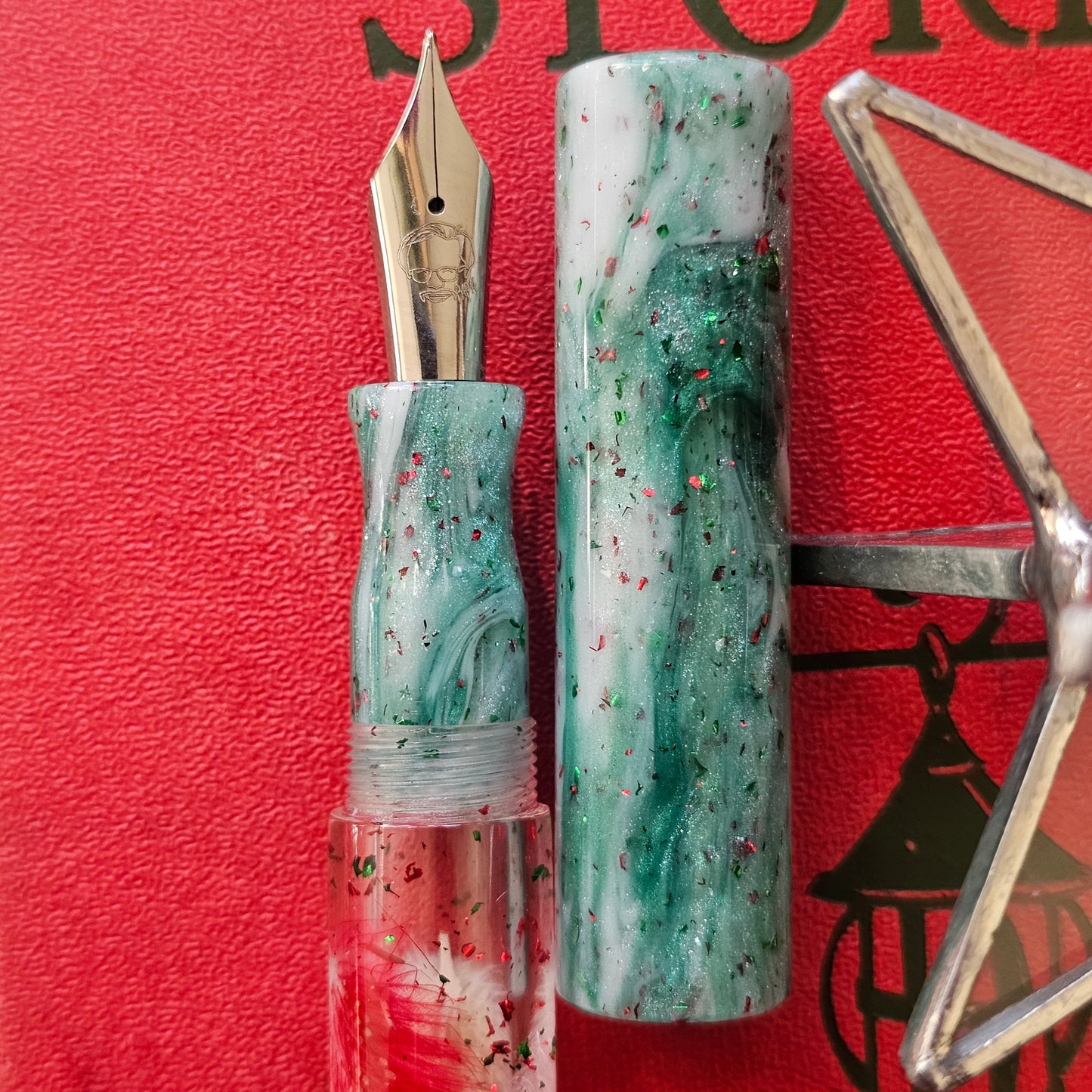 Wintergreen Blossom 2 Floral Fountain Pen