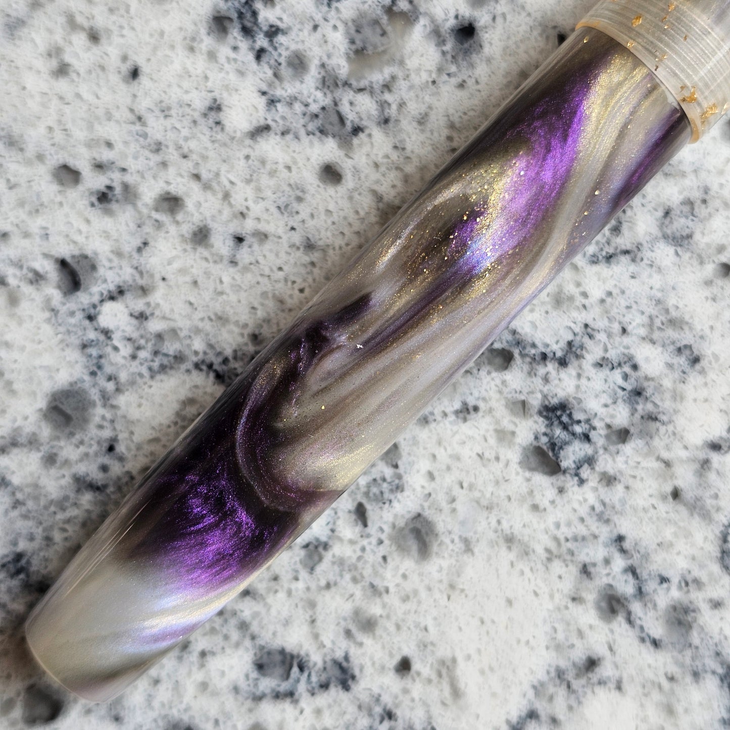 Amethyst Mermaid Floral Finial Fountain