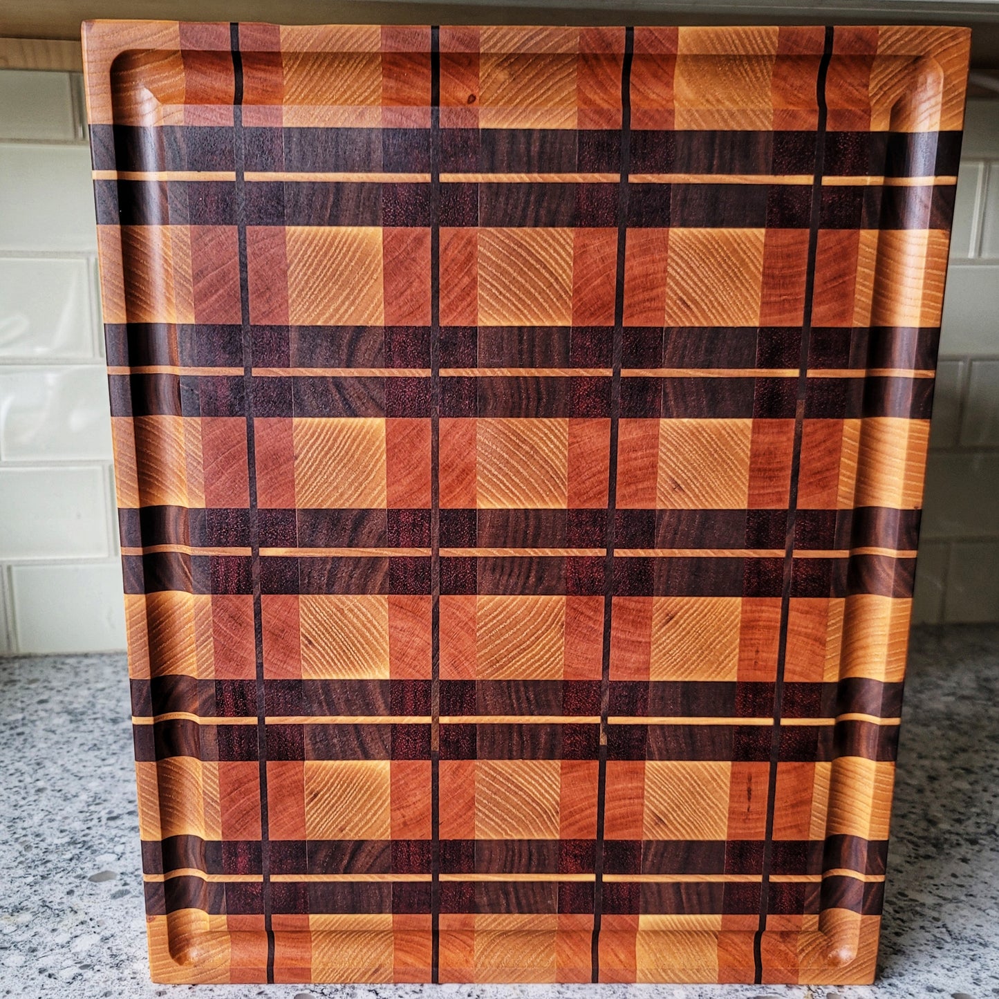Plaid Cutting Board