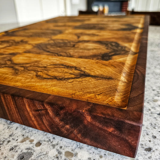 Huge Black Limba/Walnut Endgrain