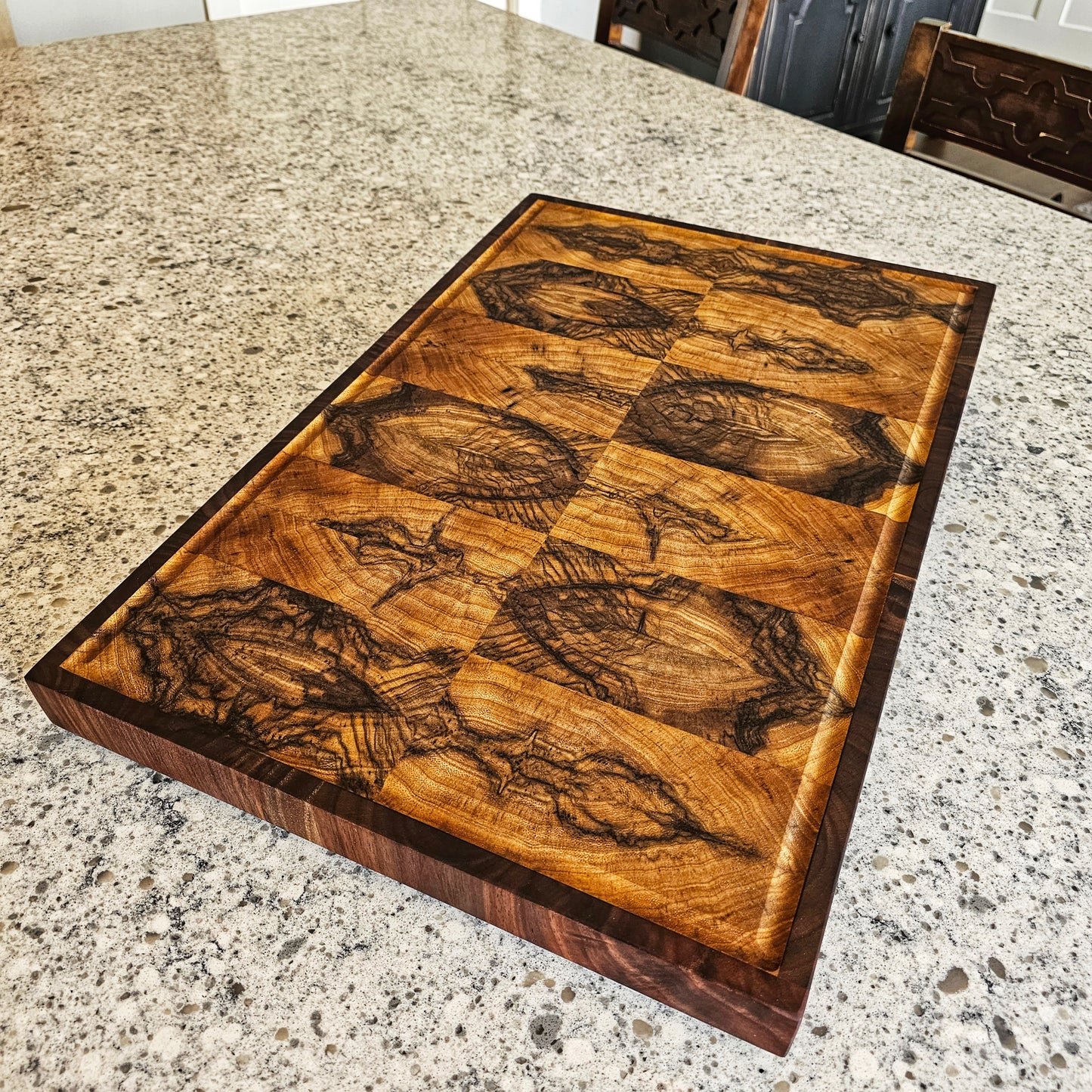 Huge Black Limba/Walnut Endgrain