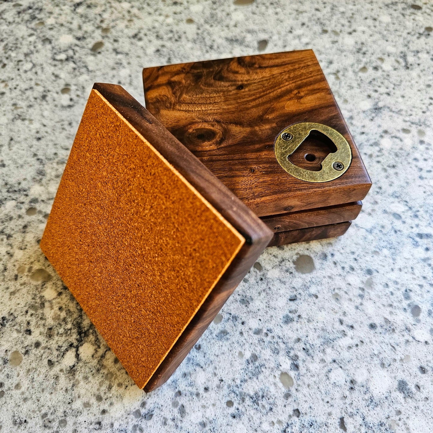 Coasters with Bottle Opener