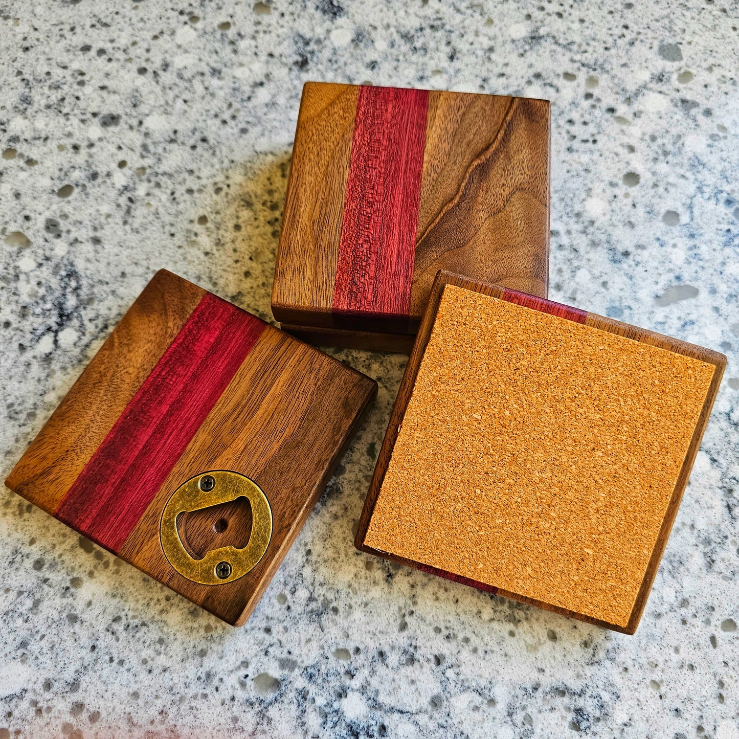 Coasters with Bottle Opener