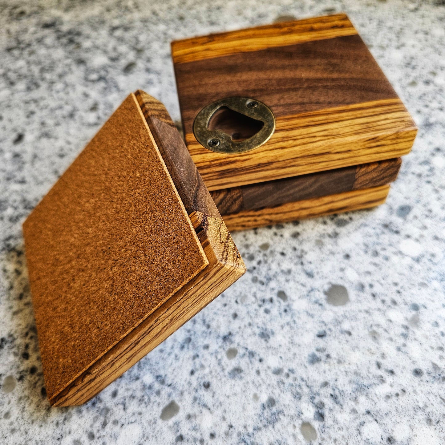 Coasters with Bottle Opener