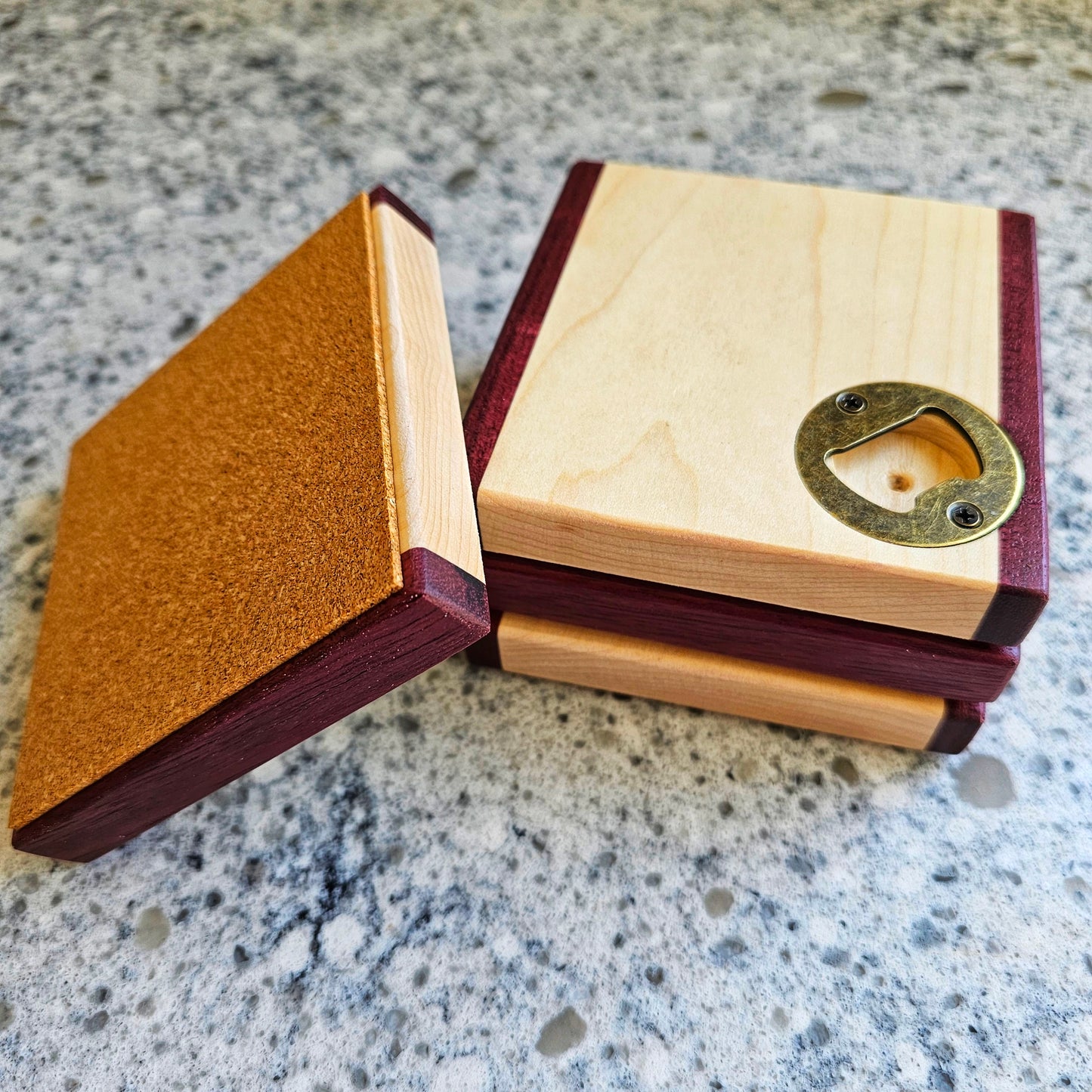 Coasters with Bottle Opener