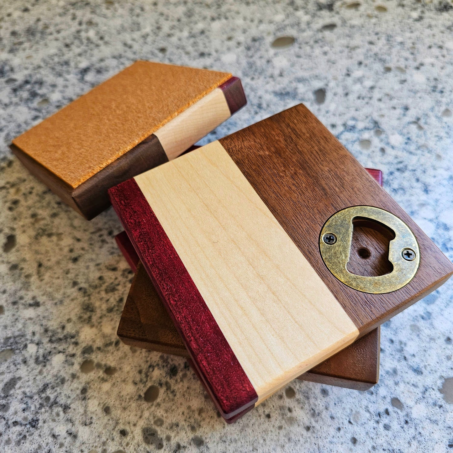 Coasters with Bottle Opener