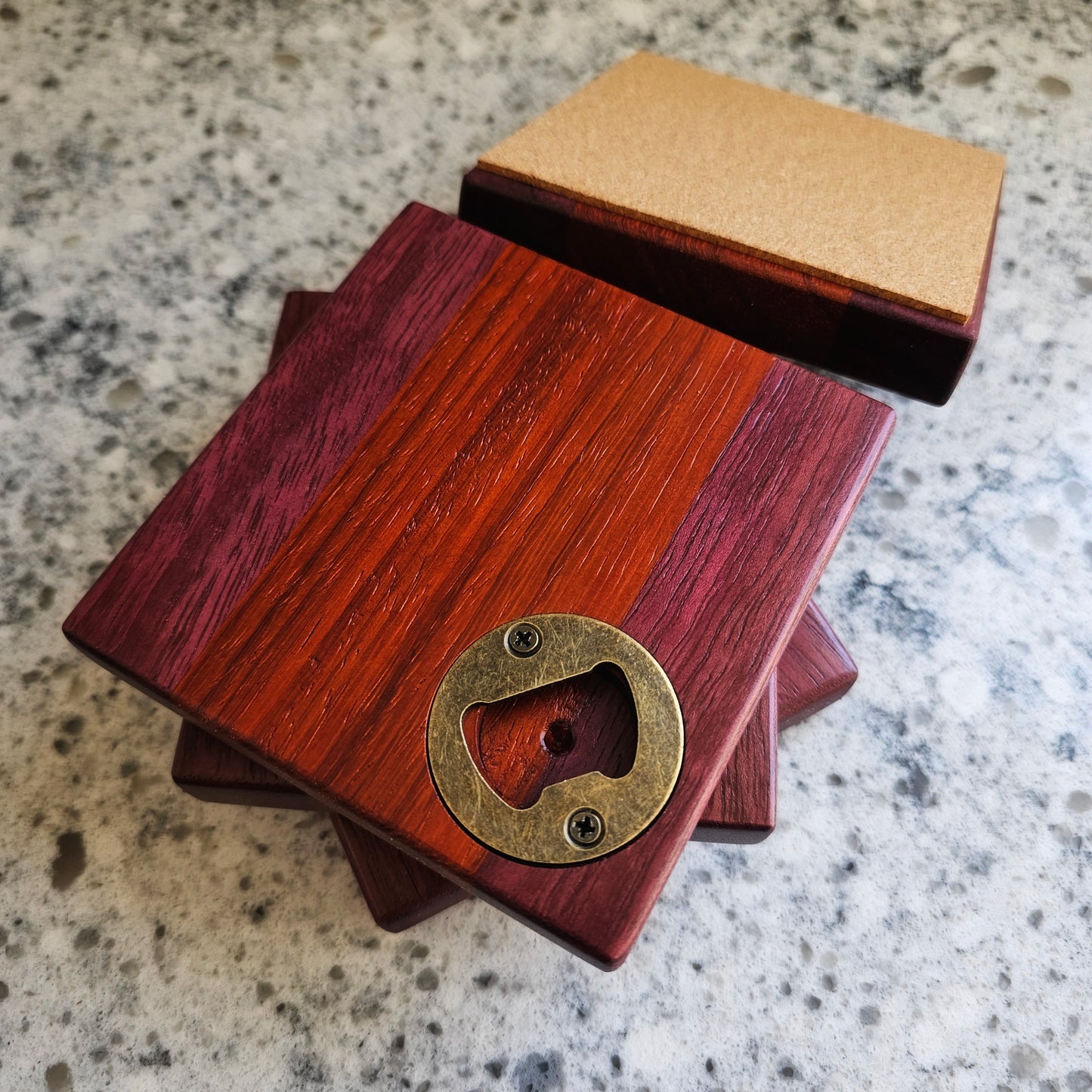 Coasters with Bottle Opener