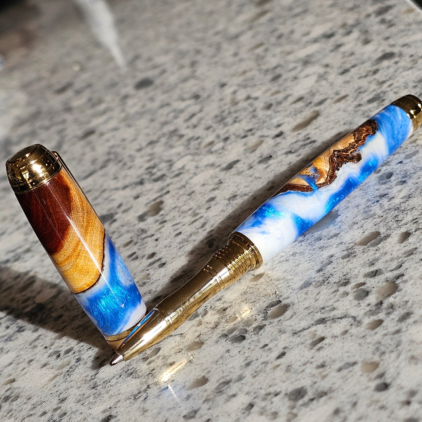 Manzanita Burl Hybrid Rollerball Pen