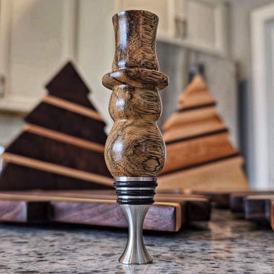 Frosty Bottle Stopper -Black Limba