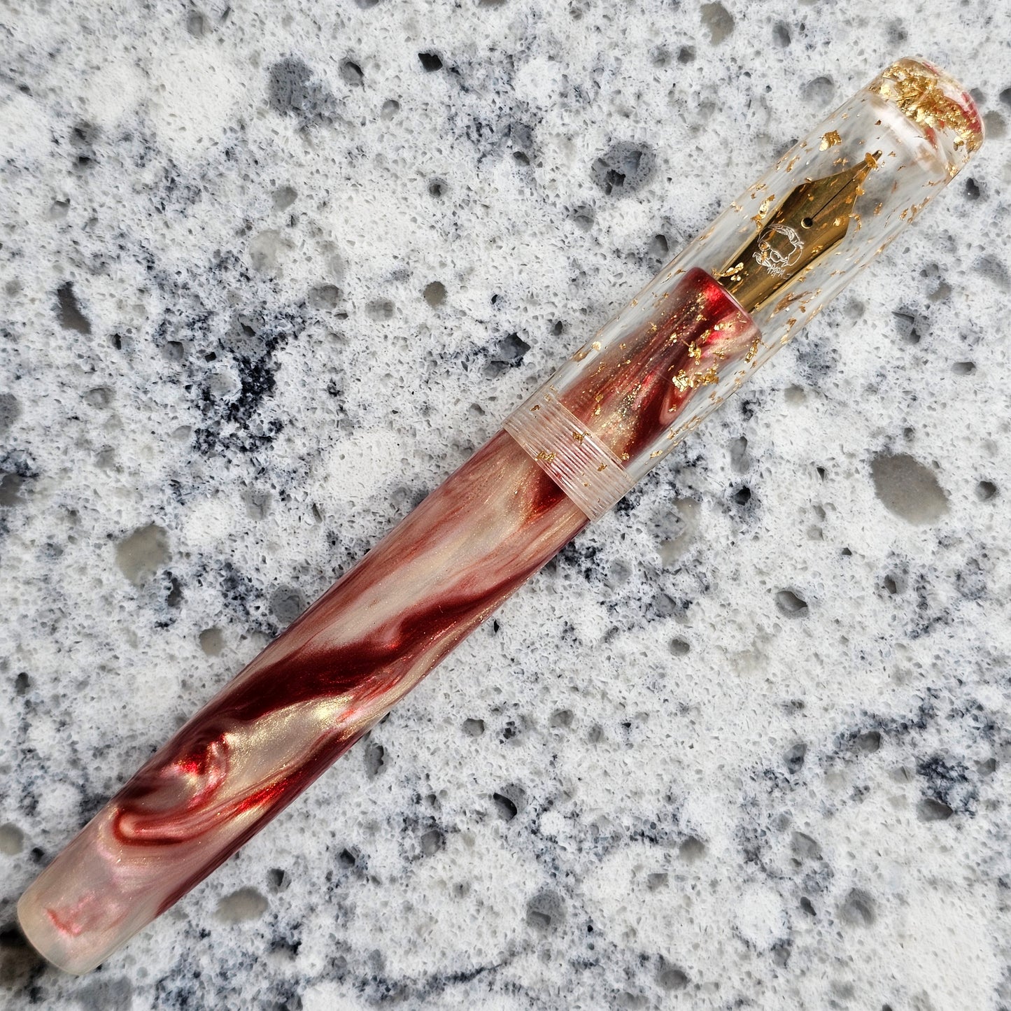 Ruby Mermaid Floral Finial Fountain