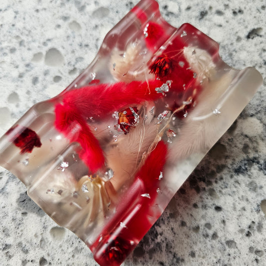 Peppermint Twist Floral Pen Rest