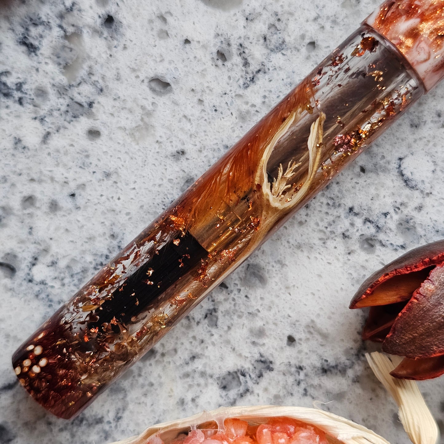 Fireswept Foliage 3 Floral Fountain