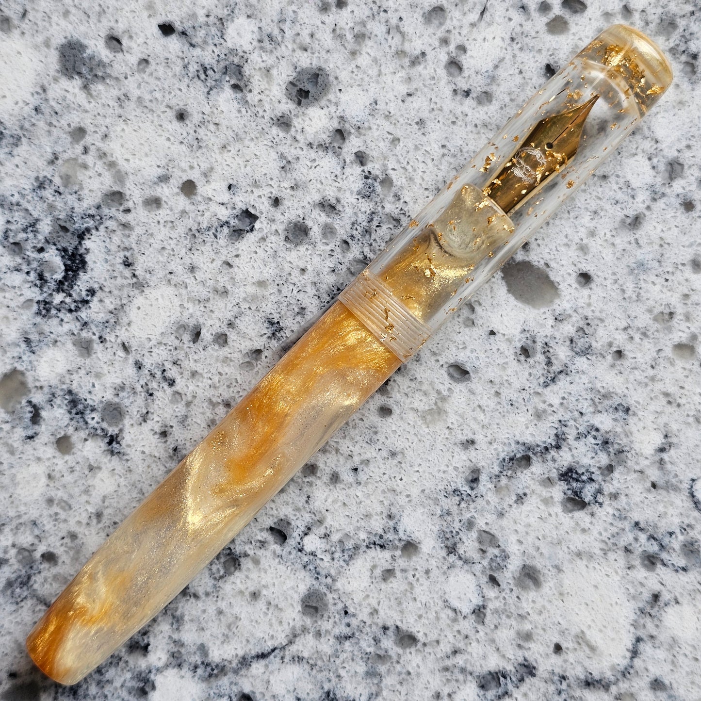 Citrine Mermaid Floral Finial Fountain