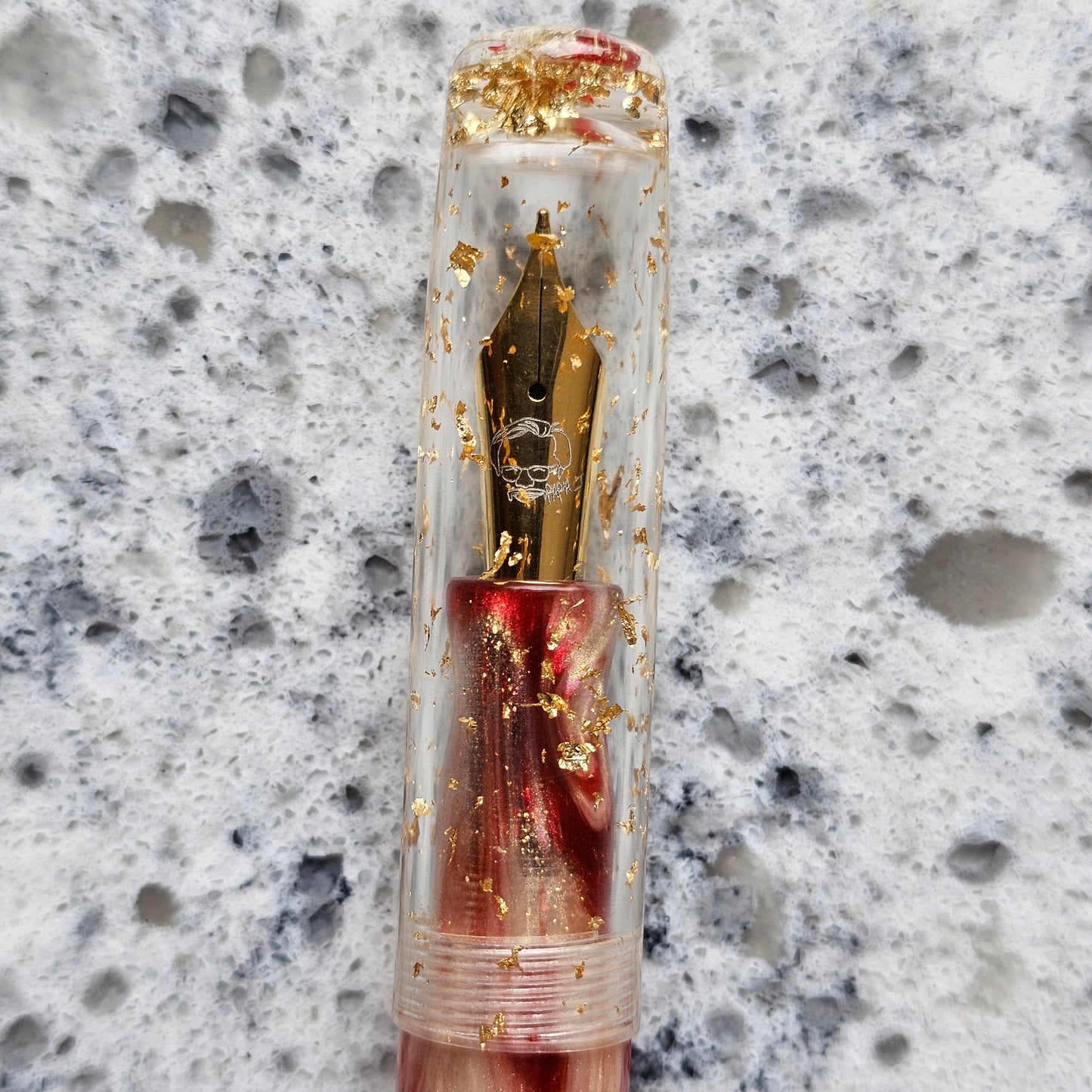 Ruby Mermaid Floral Finial Fountain