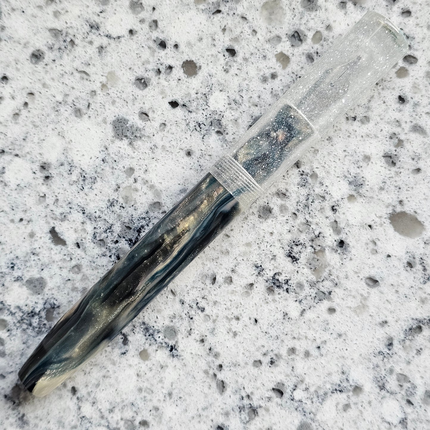 Brooks Rando 2 Floral Finial Fountain Pen