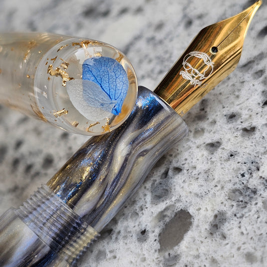 Sapphire Mermaid Floral Finial Fountain