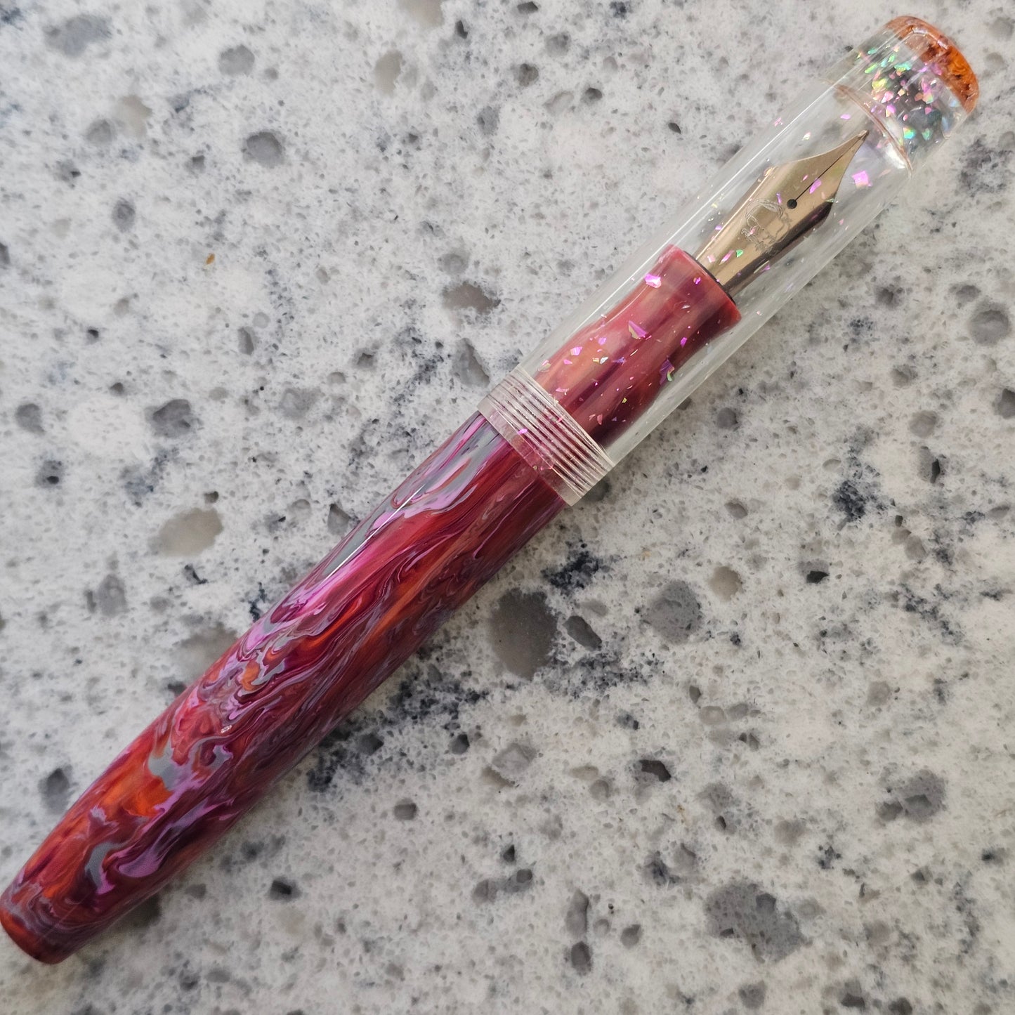 Artisan Ink 2 Floral Finial Fountain Pen