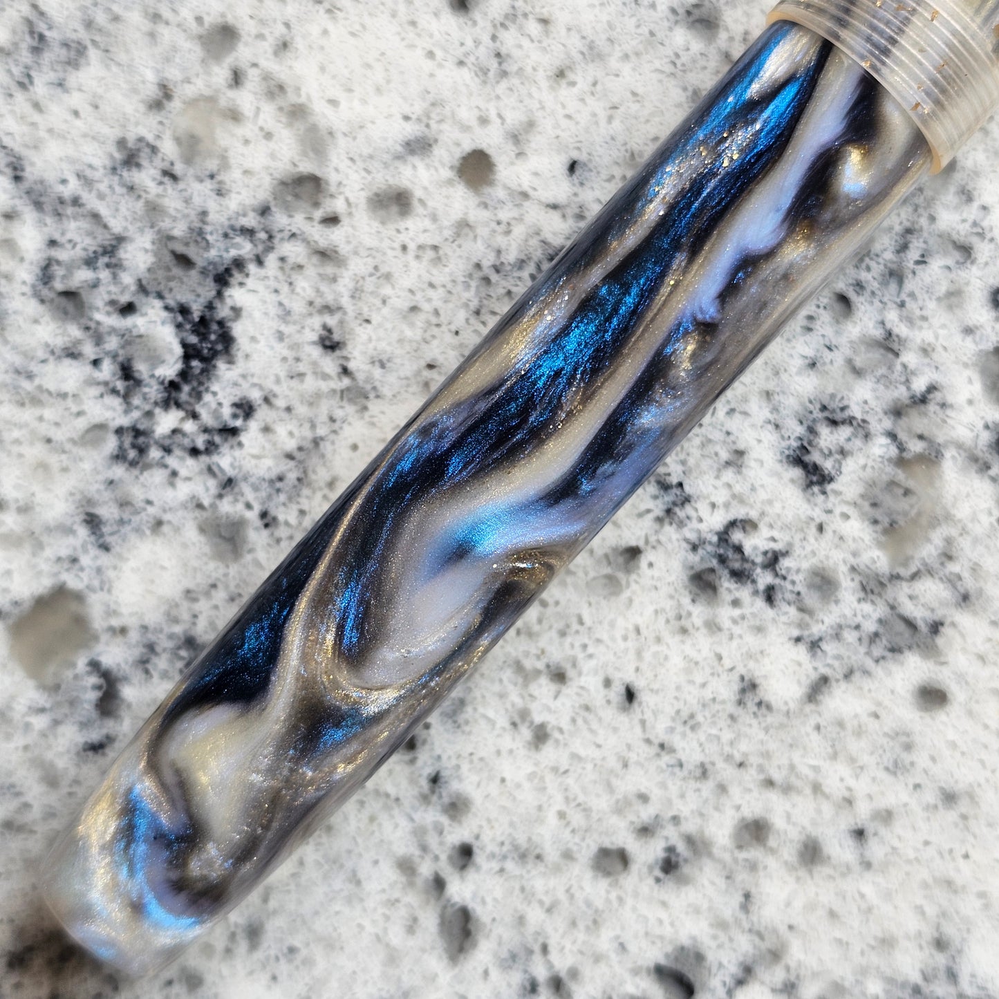 Sapphire Mermaid Floral Finial Fountain