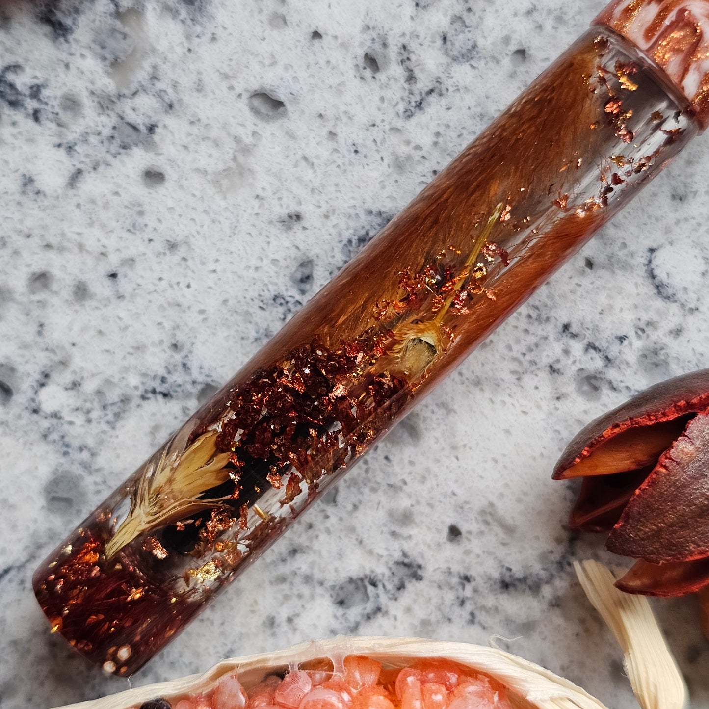 Fireswept Foliage 3 Floral Fountain