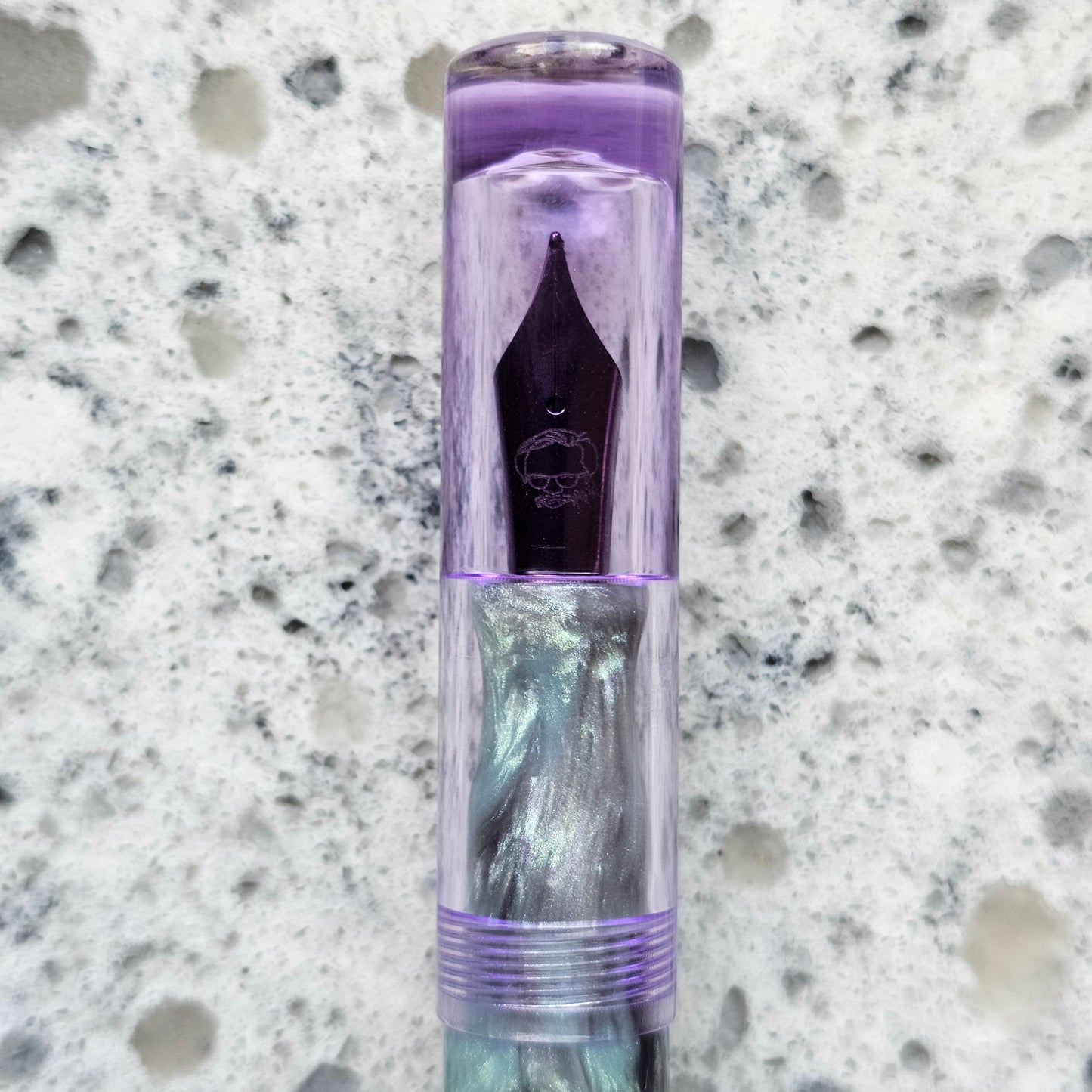 Bride of Frankenstein Floral Finial Fountain Pen