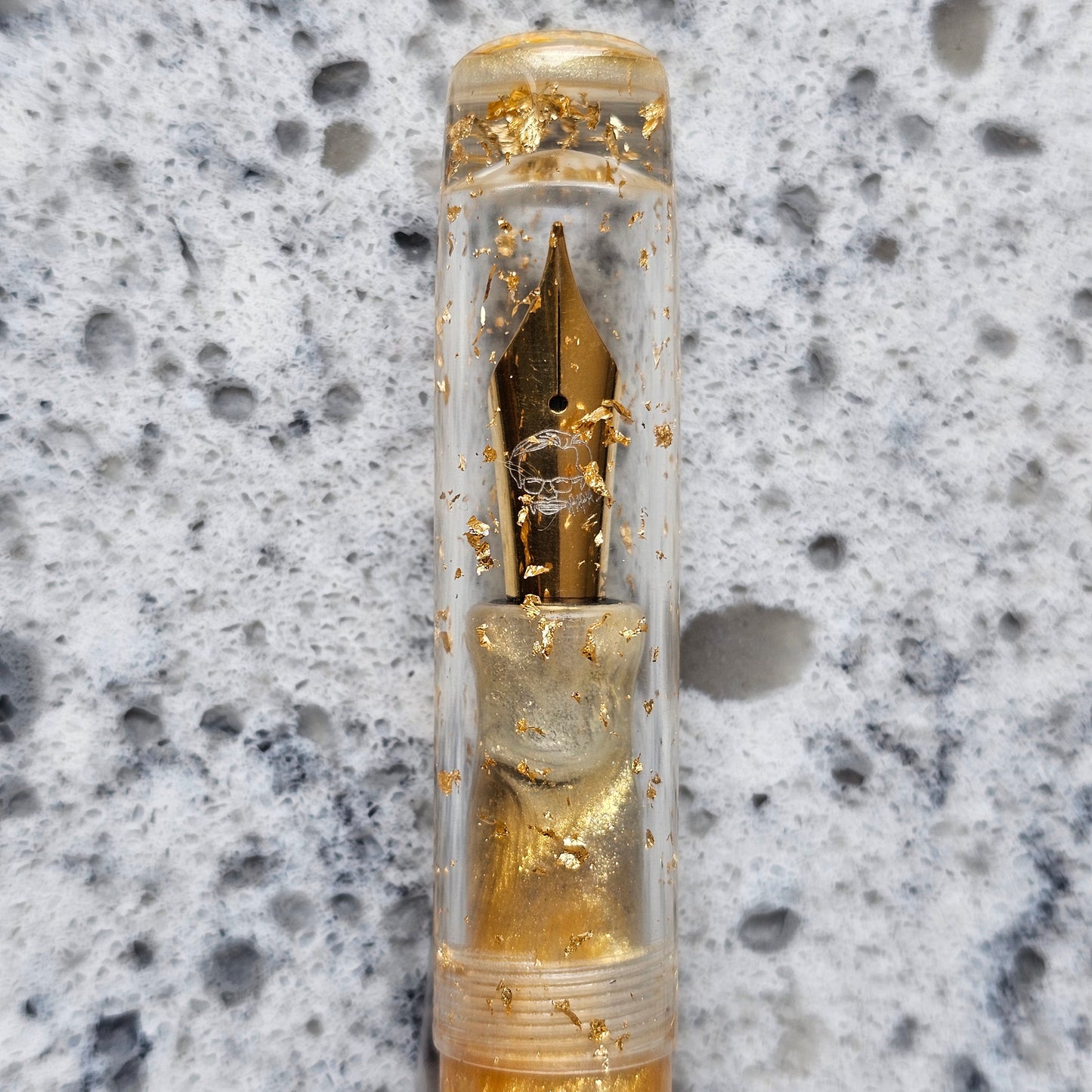 Citrine Mermaid Floral Finial Fountain