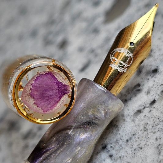 Amethyst Mermaid Floral Finial Fountain