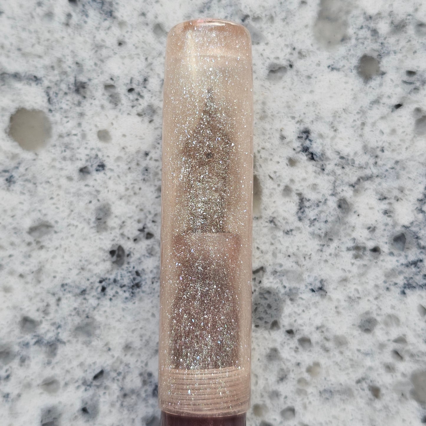 Twilight Plum Floral Finial Fountain Pen