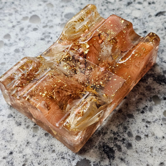 Gilded Goddess Floral Pen Rest