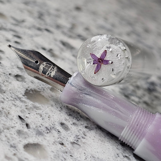 Lavender Haze Floral Finial Fountain