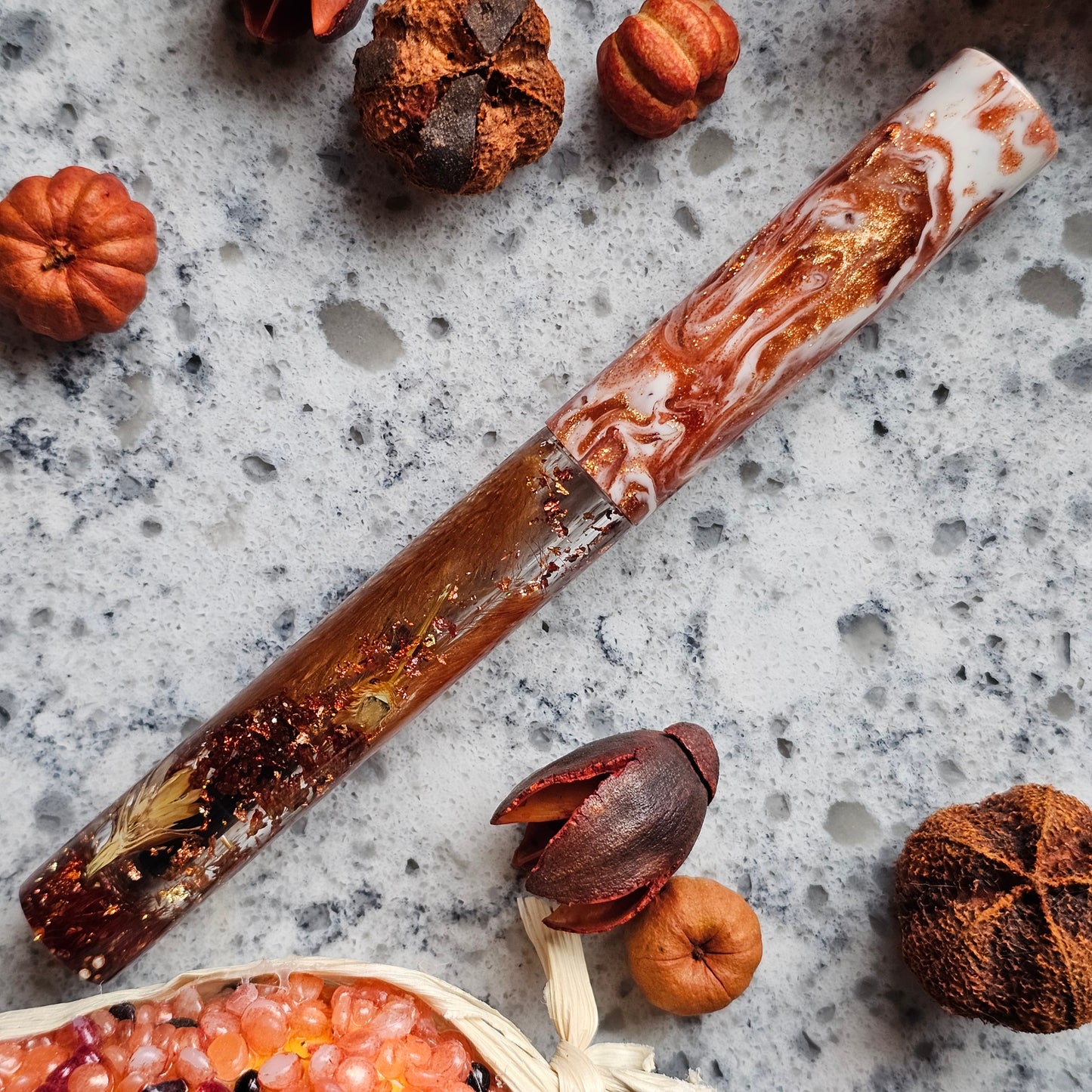 Fireswept Foliage 3 Floral Fountain