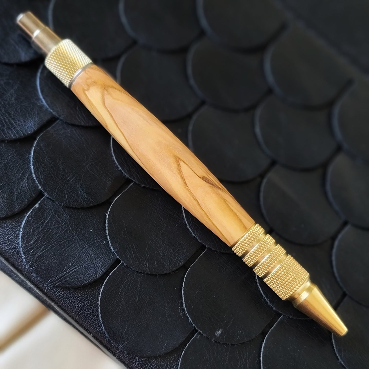 Baba Yaga - Bethlehem Olivewood & Brass - Pen